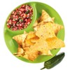 The Lakeside Collection Dip & Chip Bowl for Entertaining - Convenient Serving Bowl for Parties - Set of 6 - 3 of 4