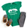 The Juniper Shop Be Strong And Courageous Bear Trees Baby Bodysuit - 2 of 2