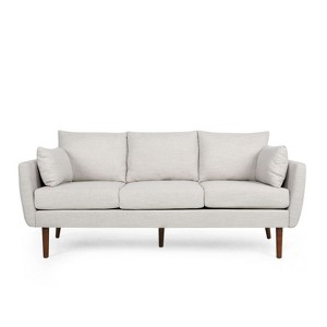 NicBex 76.5"Modular Sectional Sofa Couch Modern 3-Seater Sofa with 2 Pillows and Wood Legs for Living Room,Apartment - 1 of 4