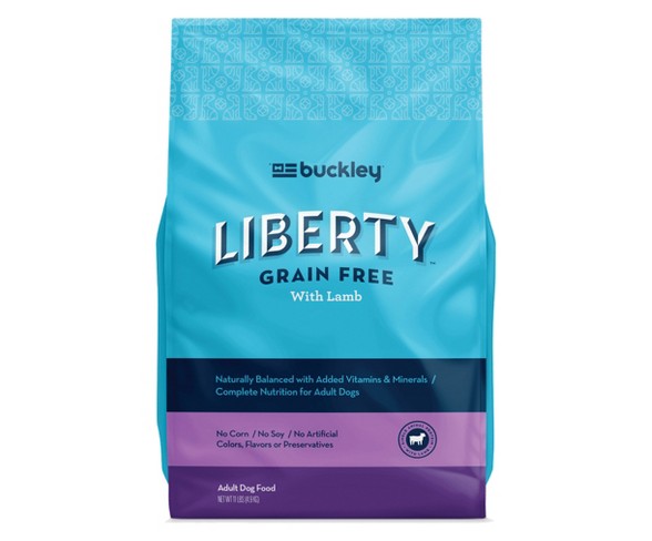 Buckley Liberty Grain Free Dry Dog Food Lamb - 11lb