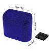 Unique Bargains Car Trash Can Rhinestones Hanging Car Door ABS Trash Bin Blue Black 1 Pcs - 4 of 4