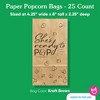 Big Dot of Happiness Ready to Pop Popcorn Bags, Baby Shower Party Favor Snack Treats, Free-Standing Individual Kraft Brown Paper Bags - 25 Count - 4 of 4
