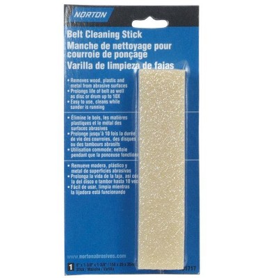 Norton 6 in. L X 1.3 in. W Natural Rubber Sanding Belt Cleaning Stick 1 pc