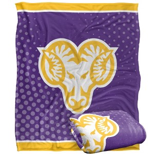 West Chester University Logo Dots Silky Touch Blanket White 50x60 - 1 of 4