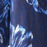 royal blue floral