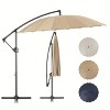 MOEPISY 10ft Offset Patio Umbrella with 360° Rotation - Heavy Duty Cantilever, Blue - 4 of 4