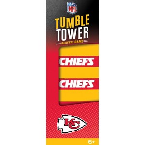 MasterPieces Real Wood Block Tumble Towers - NFL Kansas City Chiefs - 1 of 4