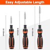 Itopfox 9-in-1 Ratcheting Screwdriver Set with Adjustable Length High-Strength Bits Phillips, Slotted, Torx, Hex, Nut Driver for Various Applications - 3 of 4