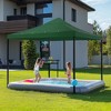 Yescom 10x10Ft Gazebo Top Replacement for beach cabanas for 1 Tier Outdoor Canopy Cover Patio Garden Yard Party Green - 2 of 4