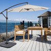 Hyleory Adjustable Octagonal Cantilever Patio Umbrella - Ultimate Shade Solution - 3 of 4