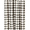 Kate Aurora Complete 3 Piece Country Farmhouse Plaid Kitchen Curtain Tier & Valance Set - Muted Taupe - 3 of 3