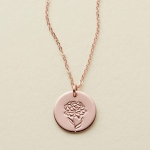 Made By Mary | January Birth Flower Necklace - 1 of 4