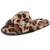 Jessica Simpson Womens Cross Band Plush Slide Slipper Slide - image 2 of 4