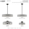Livex Lighting Elmhurst 4 - Light Semi-Flush Mount in  Black - 2 of 4