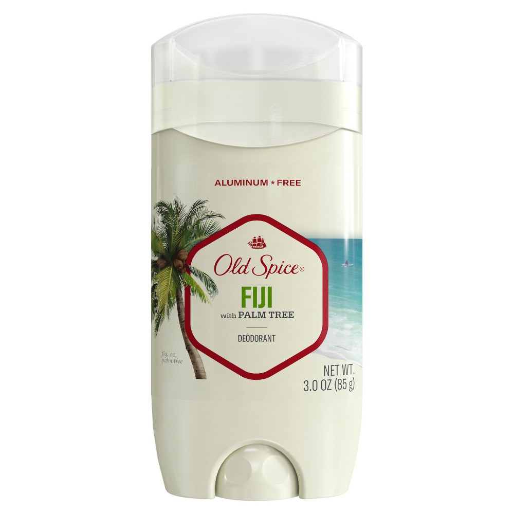 Photos - Deodorant Old Spice Men's  Aluminum-Free Fiji with Palm Tree - 3oz 