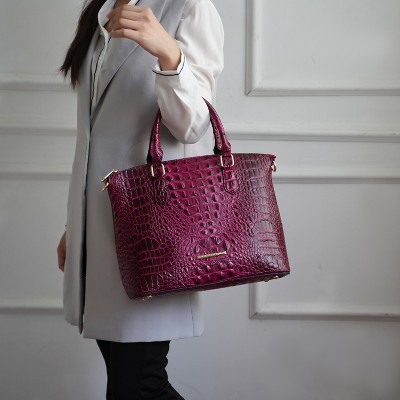 MKF Collection Croc-Embossed Tote Bag with Wristlet Set, Liora | MKF Collection by Mia K - Royal Blue — фото 3