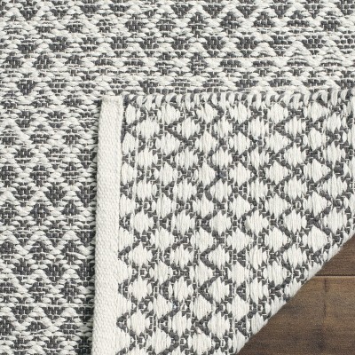 Coastal Charm Orange Wool-Viscose 6' x 9' Hand-Woven Area Rug