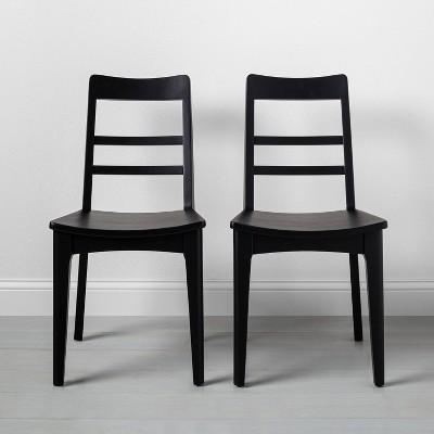 Target black dining shop chairs