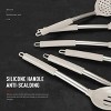 Racxily Tongs,Spatula,Spoon,Brush,Whisk,Non-Stick, Dishwasher Safe,BPA FREE (Khaki) - 3 of 3
