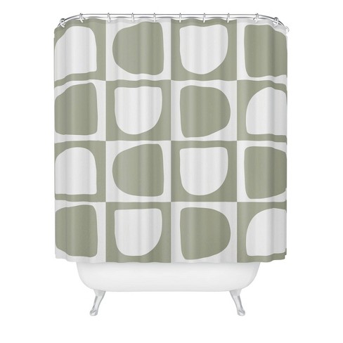 Checkered (Sage Cream) Hand & Bath Towel by Summer Sun Home Art