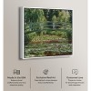 Monet - The Japanese Footbridge and the Water Lily Pool Giverny Canvas Impressionism Wall Art by Art Remedy Framed - 3 of 4