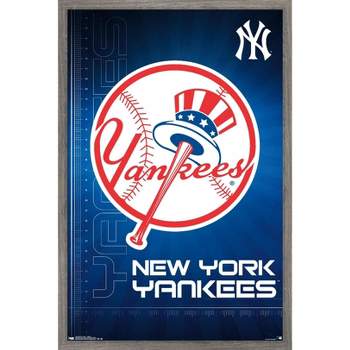 Trends International MLB New York Yankees - Logo 16 Framed Wall Poster Prints
