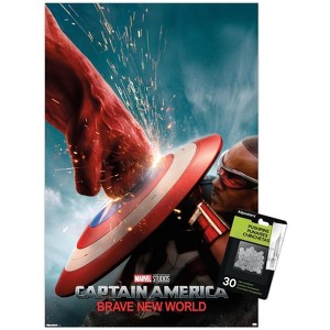 Trends International Marvel Captain America: Brave New World - One Sheet Unframed Wall Poster Prints - 1 of 4