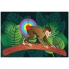 Blue Panda Pin The Tail on The Monkey Party Game, 2 Game Posters, 1 Blindfold Mask, 5 Sheets, 30 Tail Stickers - 2 of 3