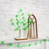 The Lakeside Collection St Patricks Garland Green Shamrock 20 Light Count Decor - 3 of 3