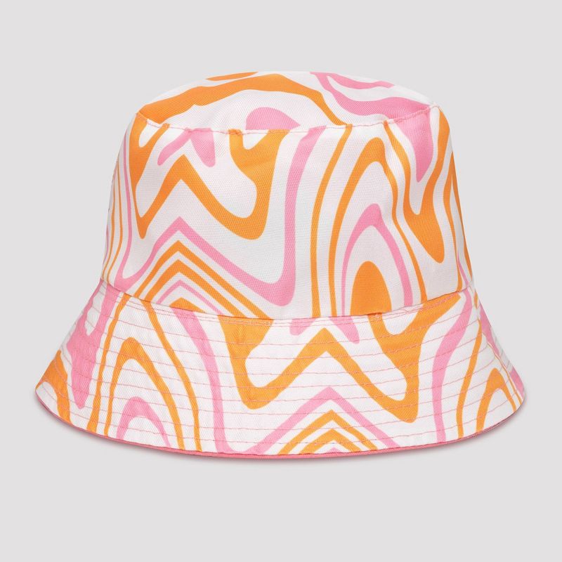 Girls&#39; Lilo &#38; Stitch Reversible Bucket Hat - Light Pink, 2 of 5