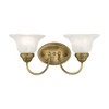 Livex Lighting Edgemont 2 - Light Vanity in  Antique Brass - 2 of 4