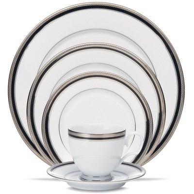 Noritake Austin Platinum 5-Piece Place Setting