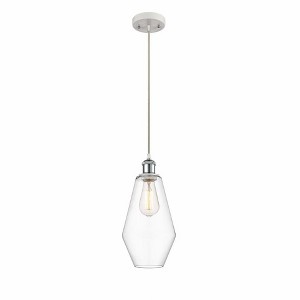 Cindyrella - 1 Light Cord Hung Mini Pendant In Industrial Style-14.5 Inches Tall and 7 Inches Wide - 1 of 1