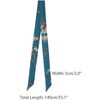 Elerevyo Women's Floral Satin Square Silky Neck Scarf Neckerchief Hair Band - 3 of 4