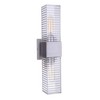 Craftmade Lighting Ridge 2 - Light Wall Light in  Satin Aluminum - 3 of 4