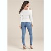 VENUS Womens Chain Detail Cold-Shoulder Sweater - 3 of 4