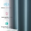 HLC.ME Dakota 100% Blackout Thick Thermal Insulated Energy Efficient Heat Blocking Curtains Grommet Panels, Set of 2 - 4 of 4