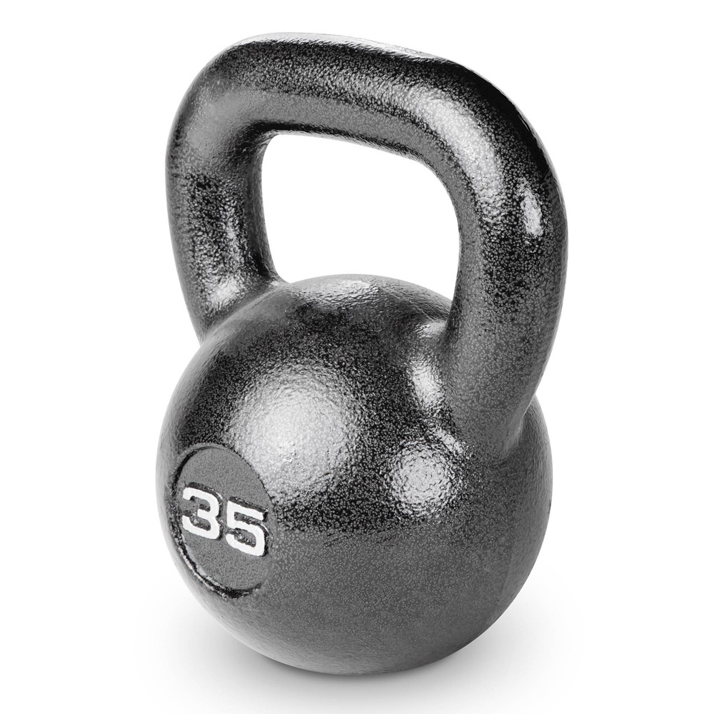 Photos - Barbells & Dumbbells Marcy Hammertone Kettlebell 35lbs - Black 