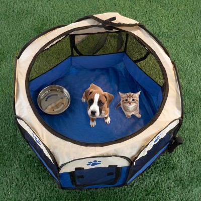 Pop up hot sale dog kennel