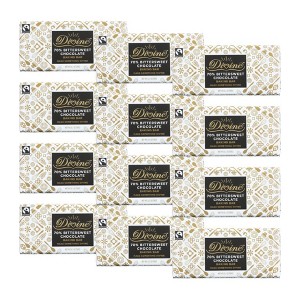 Divine Chocolate 70% Bittersweet Chocolate Baking Bar - Case of 12/5.3 oz - 1 of 4