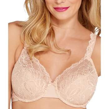 Vanity Fair Womens Beauty Back Full Figure Underwire Smoothing Bra With  Lace 76382 - Star White - 42c : Target