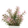 Unique Bargains Artificial Plants Vanilla Plant Plastic Pink 4.72"x4.72"x7.87" 1 Pc - 4 of 4