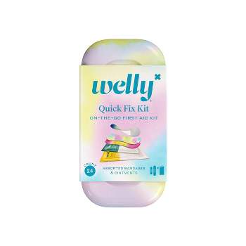 Welly Colorwash Quick Fix On the Go First Aid Kit - 24ct