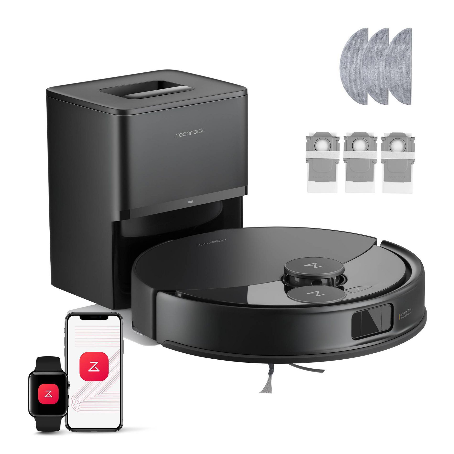 Roborock Q10 PF+ Vacuum and Mop with 10,000 Pa Suction, Auto Empty Dock and Dual Anti-Tangle System
