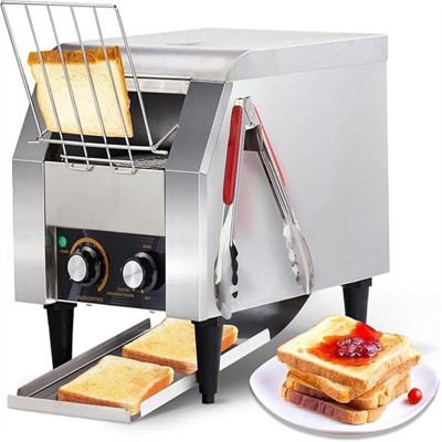 Winado 11.2 in. 1300W 110V Commercial Conveyor Toaster With 150 Slices/Hour