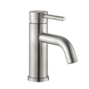 ChicFurnit Bathroom Sink Faucet ADA Compliant Single Hole Design with Waterfall Spout for Modern Spaces, Silver, 17.4"*7.16"*3.54" - 1 of 4