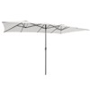 Tangkula 15FT Double-Sided Market Umbrella Large Crank Handle Vented Twin Patio - 2 of 4