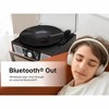 VICTOR Lakeshore 5-in-1 Turntable System with 3-Speed Record Player, Dual Bluetooth In & Out, USB Playback & Record, and Built-in Stereo Speakers, - 4 of 4