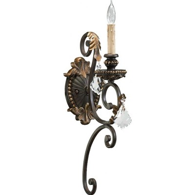 Quorum Lighting Rio Salado 1-Light Toasted Sienna/Mystic Silver Incandescent Damp Rated Fan Light (5W x 21H x 9D)