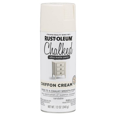 Rust-Oleum 12oz 2X Chalked Chiffon Spray Paint Cream